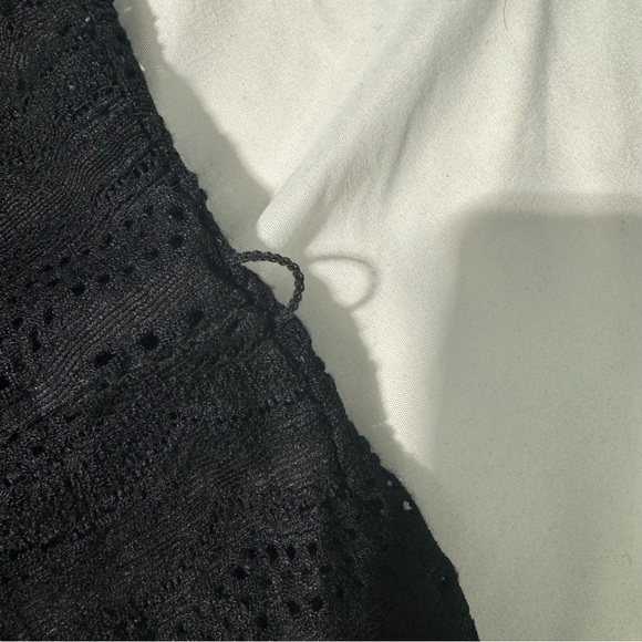 NWT Thyme Maternity Midi Dress Black Medium - Picture 10 of 14